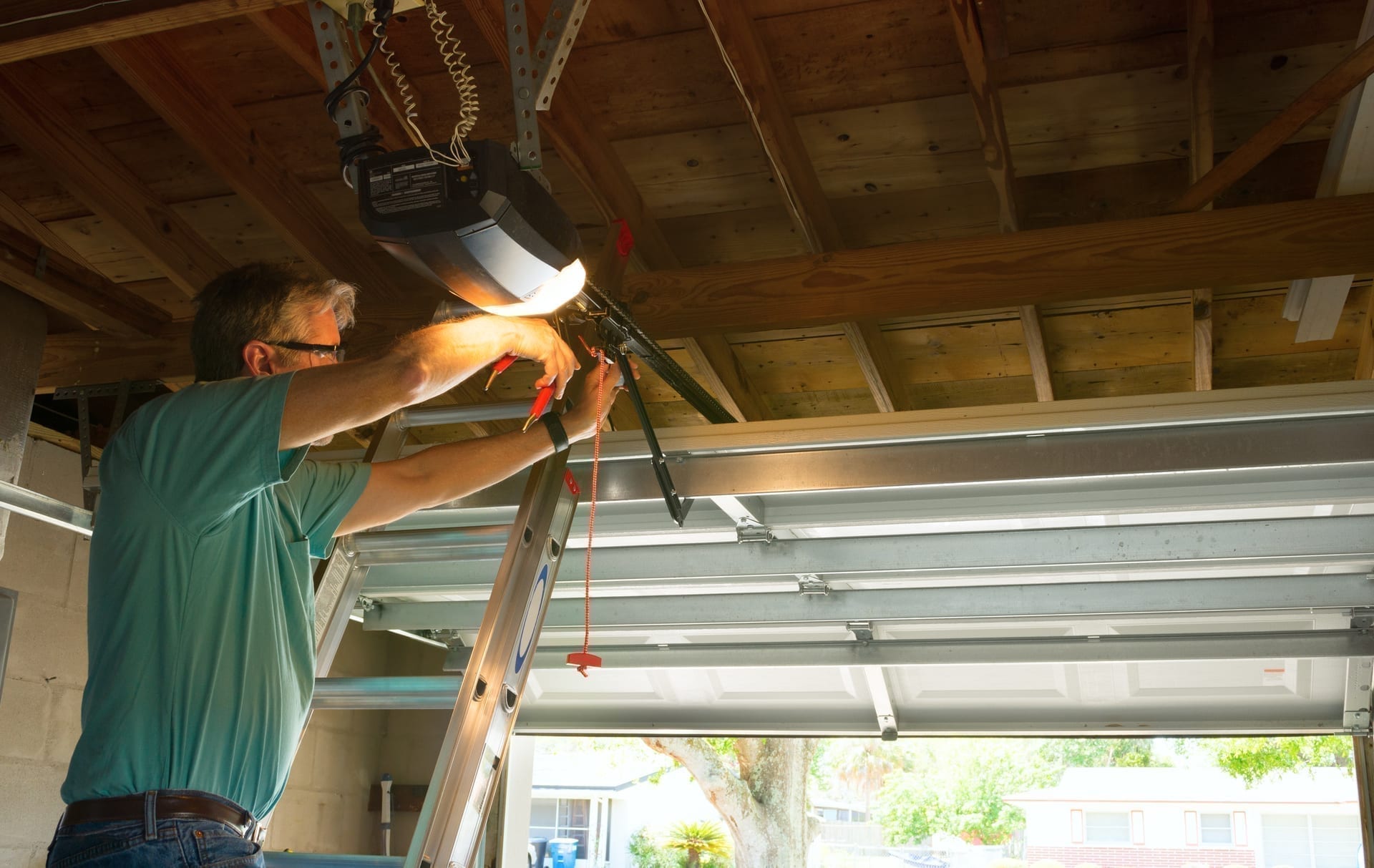 Garage Door Time Clock Without a Separate Time Clock